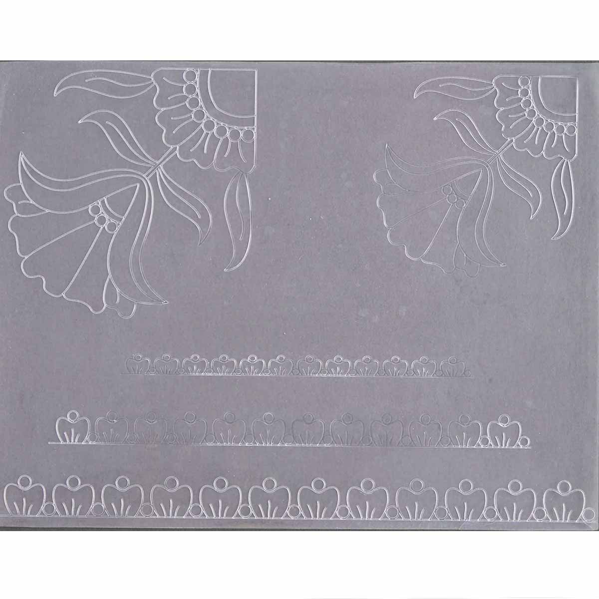Calque réutilisable pour transfert de motifs sur cuir tannage végétal - ART DECO