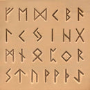 Jeu de 26 lettres de l'alphabet runique - 1,91 cm - Ivan 8146-00