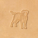 Matoir 3D pour chien Labrador, outil de toilettage robuste, avec design détaillé du chien Labrador.
