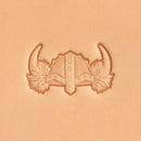 Outil Matoir 3D Tandy Leather pour cuir, modèle Casque Viking, utilisé pour la sculpture et la texture du cuir.
