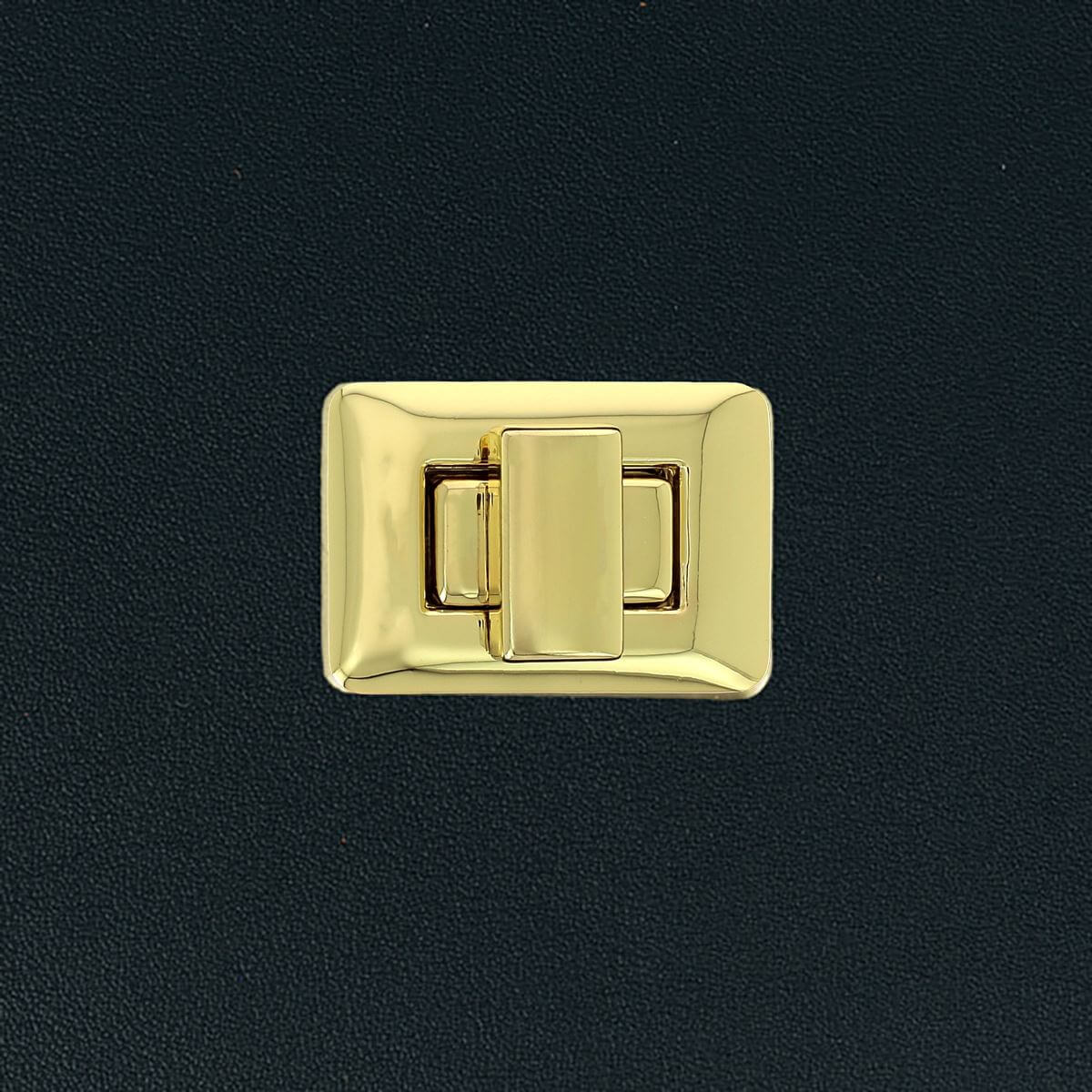 Fermoir pour sac rectangle Autres, 25x36mm, accessoire en métal pour sac à main ou sac à dos.