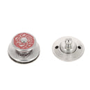 Fermeture autobloquante LOXX rose rouge en nickel pour accessoires, visible sur l'image.