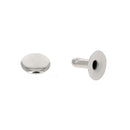 Lot de 100 rivets moyens en acier T4, accessoires avec calotte simple, pour fixation solide et durable.