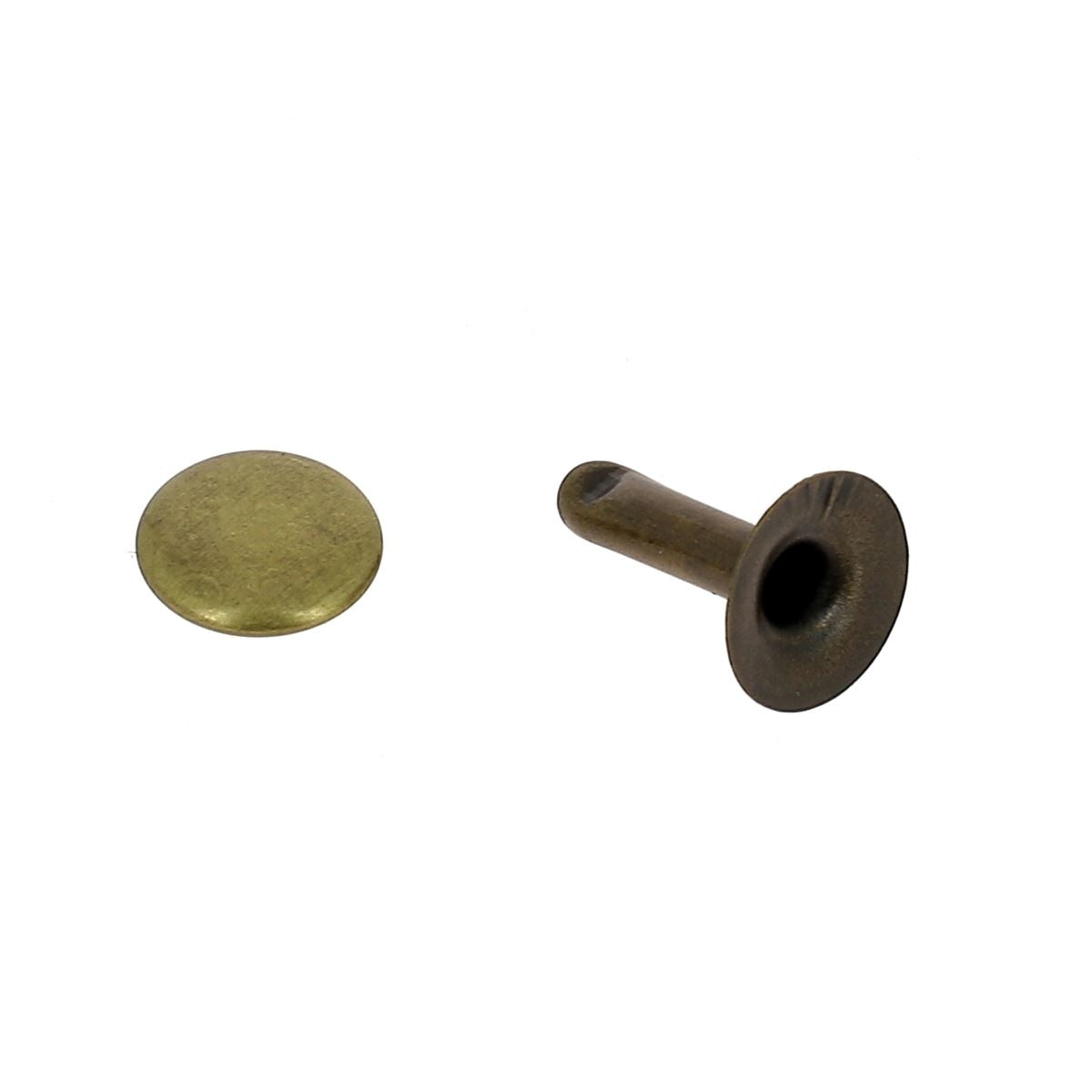 Lot de 100 rivets moyens en acier T4 Long, accessoires solides pour fixation et assemblage durable en métal.