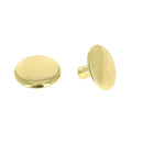 Lot de 100 gros rivets double calotte en acier T7 court, accessoires robustes pour fixation solide.