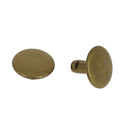 Gros rivets double calotte en acier T7, lot de 100, accessoires robustes pour fixation et assemblage.