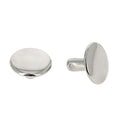 Lot de 100 gros rivets double calotte en acier T7 pour accessoires, robustes et durables, idéal pour fixation sécurisée.