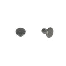 Lot de 100 petits rivets double calotte en acier T2,5, accessoires de fixation robustes et durables pour divers travaux.