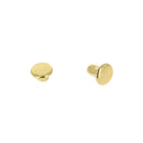 Lot de 100 petits rivets double calotte en acier, accessoires robustes pour assemblage et fixation.
