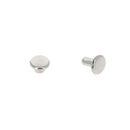 Lot de 100 petits rivets double calotte en acier T2,5, accessoires de fixation robustes pour bricolage et métal.