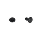 Lot de 100 petits rivets double calotte en acier T2,5, accessoires pour assemblage et fixation.