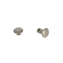 Lot de 100 petits rivets double calotte en acier T2,5, accessoires robustes pour fixation durable et solide.