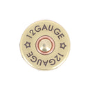 Concho à riveter Ivan de 23mm en laiton et cuivre nacré, adapté pour accessoires de chasse, avec motif en relief.