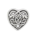 Concho à visser cœur celtique en argent vieilli de 30mm, accessoire de décoration pour cuir, de la marque Tandy Leather.