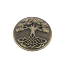 Concho à visser Ivan Arbre de Vie, motif arbre sur métal de 25mm, accessoire de bijouterie ou décoration.