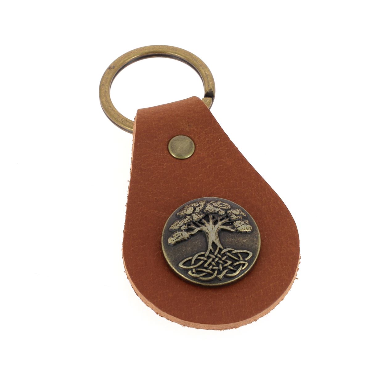 Concho à visser Ivan Arbre de Vie, 25mm, accessoire en métal avec motif arbre de vie, visible en détail sur l'image.