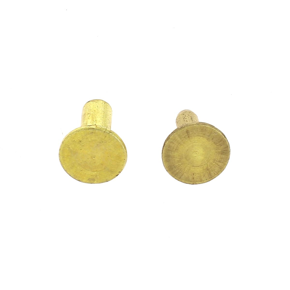 Lot de 10 rivets en laiton pour poignée de couteau, diamètre 8mm, longueur 9mm, accessoires de la marque Gobin Daudé.