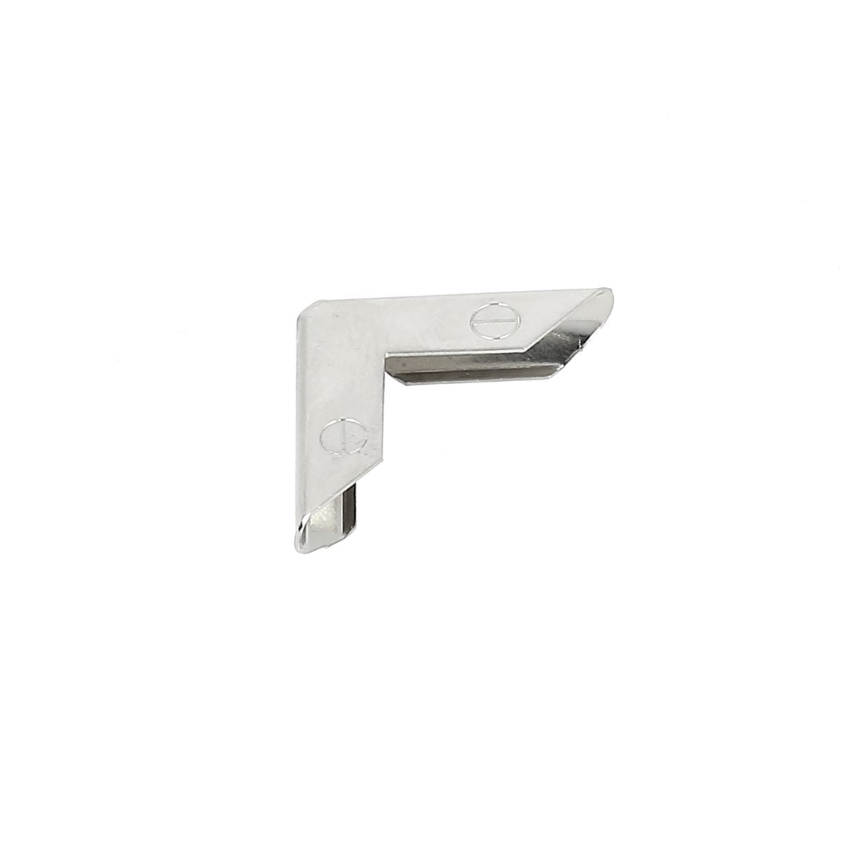 Pièces métalliques de 17x17mm pour accessoires, images montrant différentes formes et finitions.