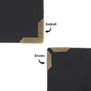 Pièces métalliques pour sac, accessoires de 23x23 mm, finition en métal, utilisées pour décorer ou renforcer les sacs.