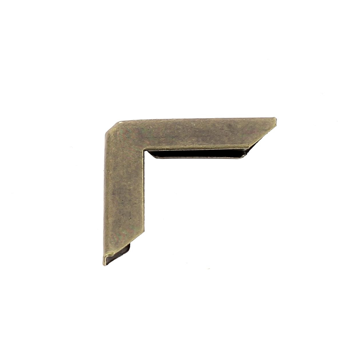 Pièces en métal pour sac, accessoires de 23x23mm, finition argentée, utilisées pour décorer ou renforcer les sacs.