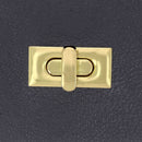 Fermoir pour sac rectangulaire Autres, 18x36mm, accessoire en métal pour fixation et fermeture de sac.