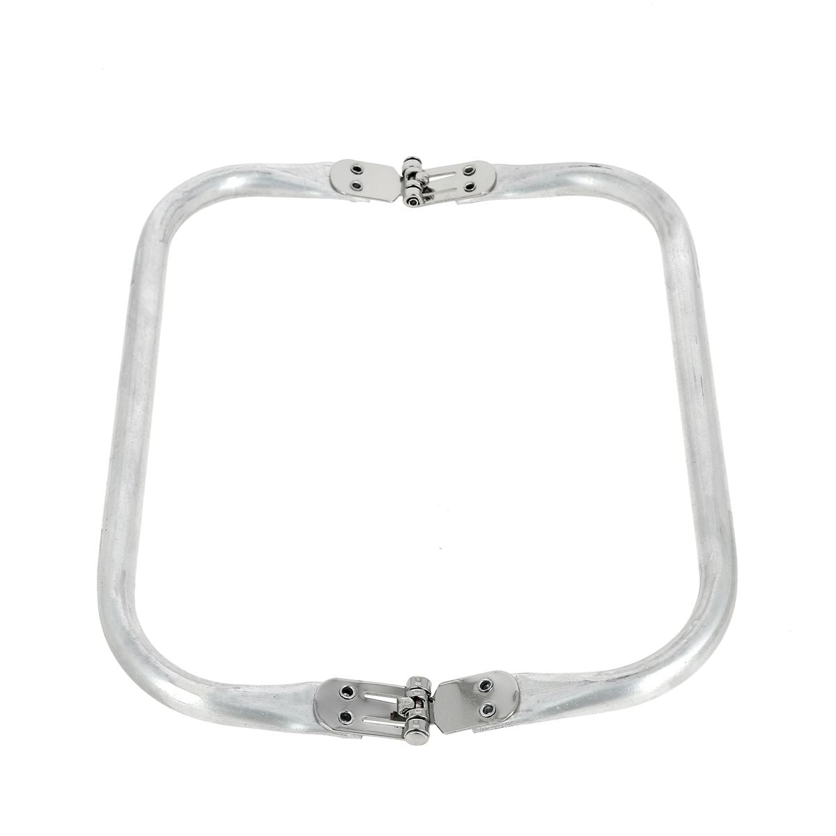 Fermoir en aluminium pour sac avec cadre tubulaire, accessoire léger et robuste pour le montage de sacs.