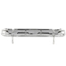 Mécanisme de classeur à 2 anneaux de 14 mm en nickel, accessoire pour classeurs, conçu pour organiser documents efficacement.