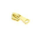 Curseur libre finition laiton pour fermeture éclair, largeur 4 mm