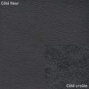 Peau de cuir automobile grain naturel noire, matériau de haute qualité pour intérieur de voiture, résistant et élégant.