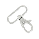 Mousqueton tournant en nickel de 30 mm, bouclerie robuste pour fixation sécurisée, par Autres.