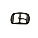 Boucles de ceinture doubles en acier et laiton vieilli, bouclerie élégante de la marque Autres, pour accessoires mode.