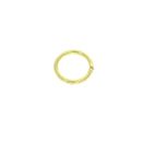 Anneau rond en acier et laiton, bouclerie de qualité pour bijoux, avec finition métallique brillante.