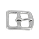 Boucle d'étrivière en inox pour bride de cheval, pièce de bouclerie robuste et résistante, fixation pour selle ou bride.