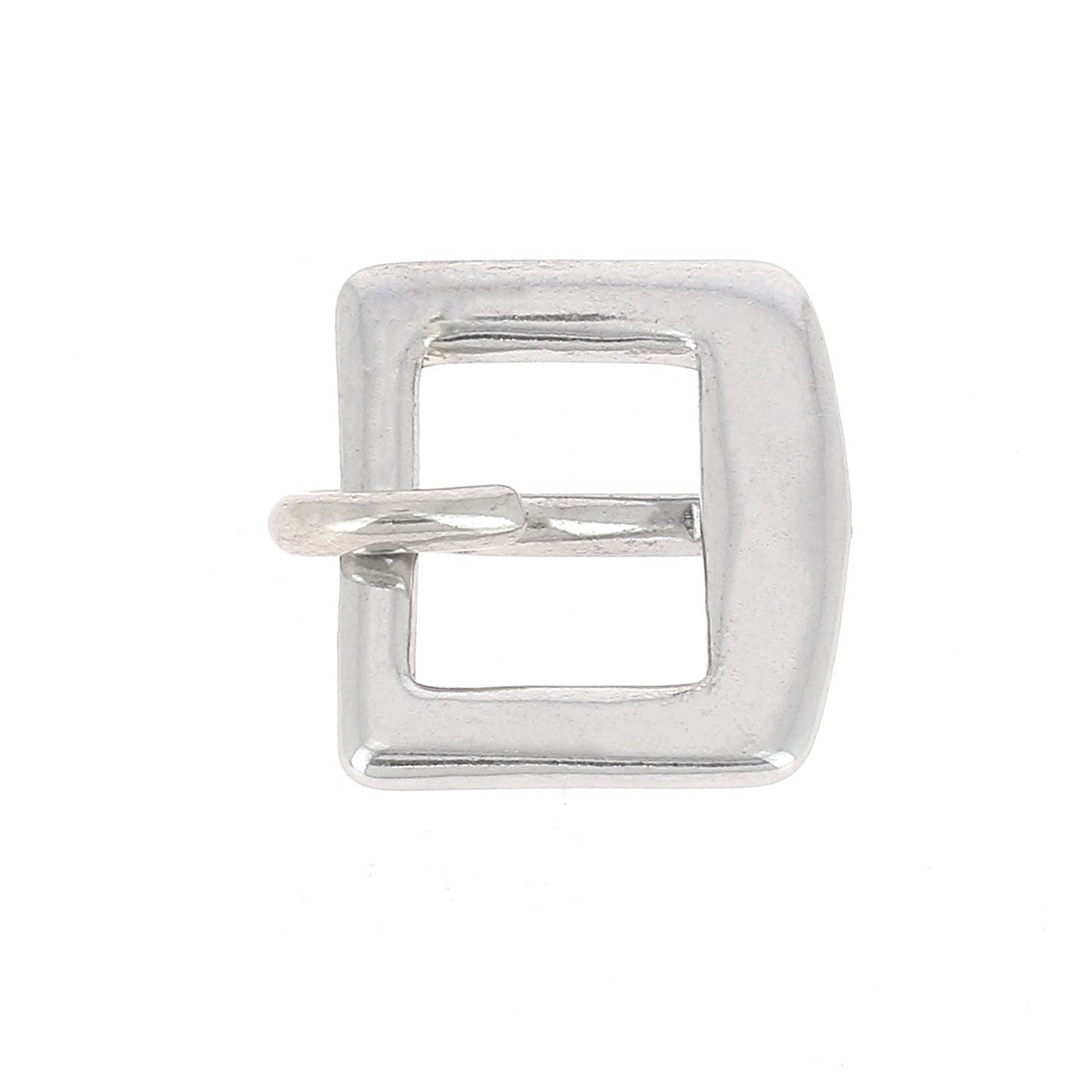 Boucle de ceinture Mini boucle ÉZO nickelée de 13 mm, boucle de fixation en métal pour accessoires.