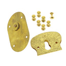 Fermoir pour sac en laiton de 47x65mm, modèle État-Major SEM 50, Accessoires Poursin, fabriqué en France