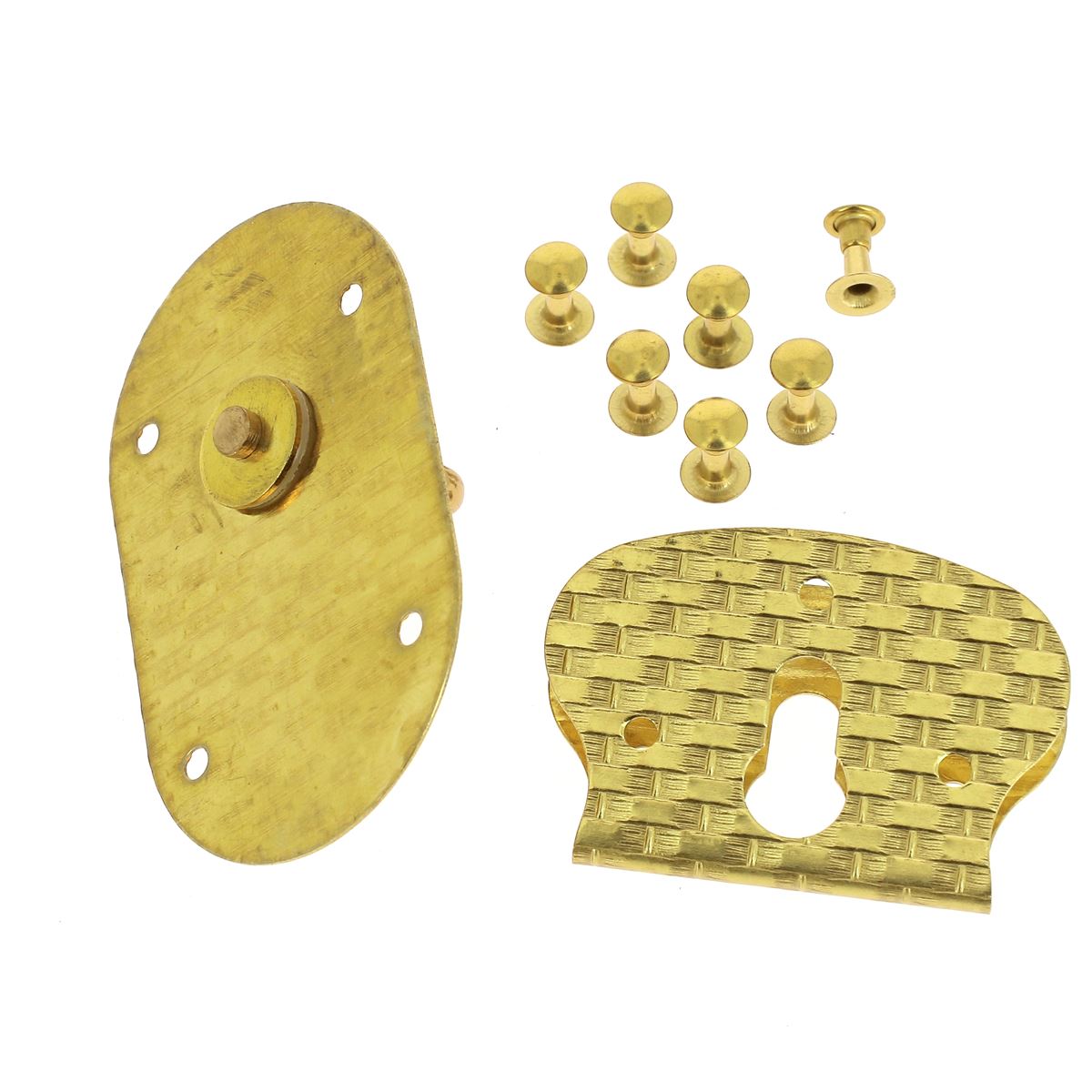 Fermoir pour sac en laiton État-Major SEM 89 de Poursin, dimensions 47x65mm, accessoire de maroquinerie élégante