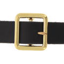 Boucle de ceinture double en laiton de 23mm de la marque Poursin, conçue pour la boucle en cuir ou tissu.