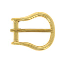 Boucle de ceinture en laiton Poursin LYR S, manche avec ardillon pour boucle de ceinture en bouclerie.