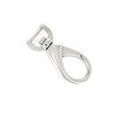 Mousqueton tournant ovale en bouclerie, attache demi-ronde, robuste et durable pour fixation sécurisée.