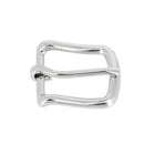 Boucle de ceinture en nickel Tandy Leather, petite boucle de bouclerie pour ceinture en cuir, finition élégante et durable.