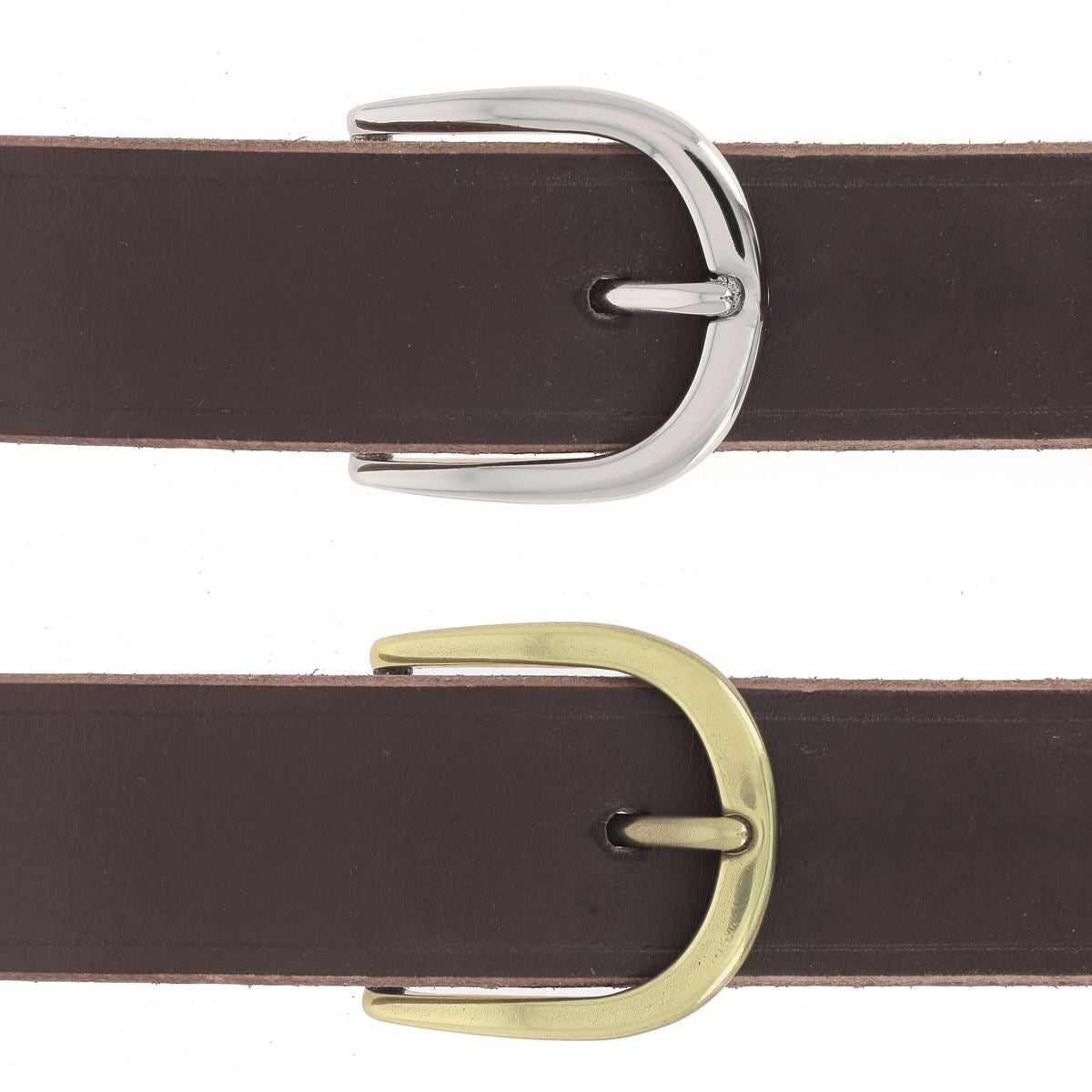 Boucle de ceinture en laiton IVE, boucle de ceinture en métal doré, finition lisse, pour accessoires de mode.