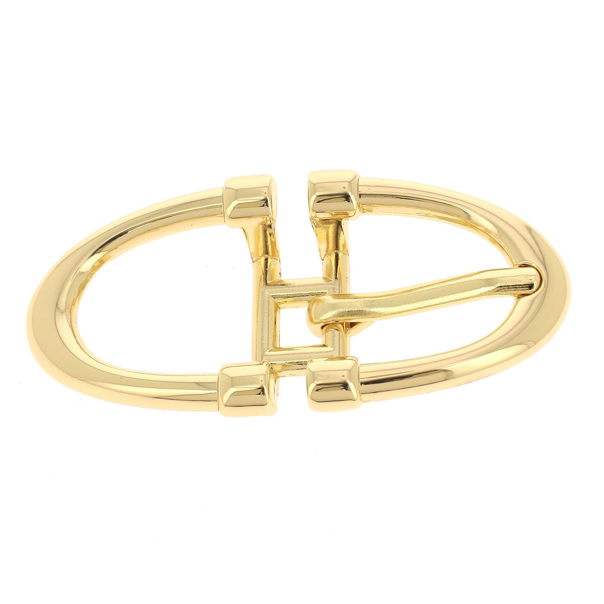 Boucle de ceinture double en bouclerie de marque Autres, finition robuste et design simple pour ceinture en cuir.