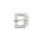 Boucle de ceinture à faux rouleau KIMO en argent vieilli, 15 mm, bouclerie pour ceinture élégante et tendance.
