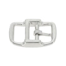 Boucle double barre NIN en nickel, boucle de cliquet en fer, pour fer à cheval ou autre équipement équestre.