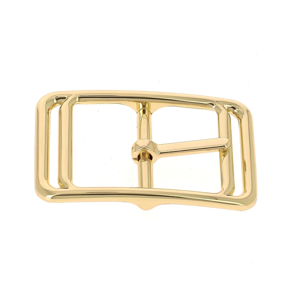 Boucle de ceinture double IKO de 30mm en bouclerie, visible en métal robuste pour ceinture élégante.