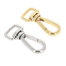 Mousqueton tournant à double articulation de 15 mm, boucle rectangle en métal robuste pour attaches et fixation.