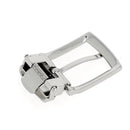 Boucle de ceinture à griffe KOL en nickel satiné, 30mm, pour fixation robuste et élégante sur la ceinture.