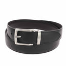 Boucle de ceinture à griffe KOL en nickelé satiné, 30 mm, avec fixation robuste pour ceinture élégante.