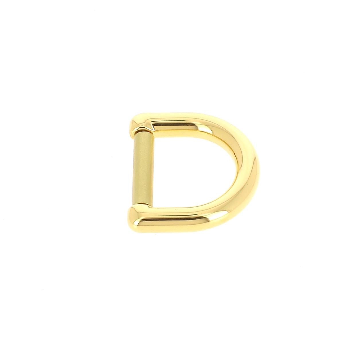 Poignée à rouleau en laiton doré, 15mm, avec vis pour bouclerie de meuble, finition luxe, image montrant la poignée installée.
