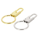 Anneau de porte-clés coulissant en bouclerie, avec mécanisme de glissement, fabriqué par Autres, visible en image.